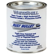 Rust Bullet - WhiteShell Rust Preventative and Protective Coating - Pint white