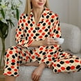 thumbnail image 6 of Lsque Table Tennis Rackets Pattern Long Sleeve Pajama Set for Women - Soft 2-Piece Sleepwear and Loungewear Set with Pockets, Comfy Nightwear-Large, 6 of 7