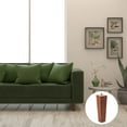 thumbnail image 7 of Uxcell Furniture Legs 8 Inch(200mm) Set of 4 Square Solid Wood Couch Legs, Brown, 7 of 7