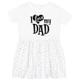 thumbnail image 3 of Inktastic I Love My Dad Girls Toddler Dress, 3 of 5