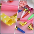 thumbnail image 4 of 50 Uds. De juguetes sopladores para fiesta de niños, matasuegras para fiesta de cumpleaños, divertidos silbatos, recuerdo de fiesta, 4 of 6