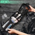 thumbnail image 3 of Kit de primeros auxilios de supervivencia de 171 piezas con equipo de supervivencia, suministros de primeros auxilios, tienda de campaña de emergencia y bolsa de nailon MOLLE, ideal para coche, viajes, 3 of 5