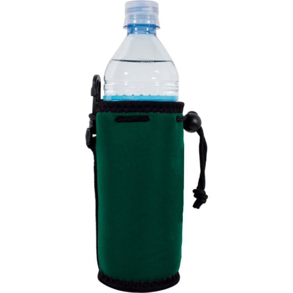 Blank Neoprene Water Bottle Coolie (4 Pack, Dark Green)