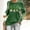 #X4Coffee-1, variant on Oversized SweatshirtWomen St Patricks Day Sweatshirts Lucky Clover Shenanigans Sweater Shamrock Coordinator Pullover Top