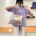 thumbnail image 3 of PENGXIANG Kawaii Shoulder Backpack Korean Japanese Students Totes Schoolbag Hit Color, 3 of 6