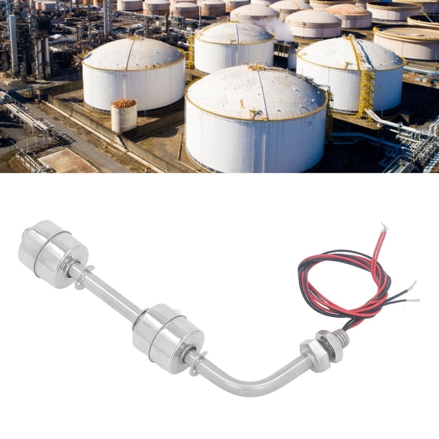 Stainless Steel Water Sensor, AC DC 0~110V Liquid Float Switch Controller With Leak Prevention For Water Tower, Aquarium Pond