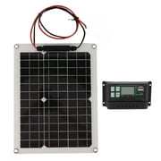 ,300W High-Efficiency Solar Panel Kit with Dual USB Charge Controller, Durable ABS Construction, Eco-Friendly Power Solution for Outdoor, Camping, RV, Boat, Easy Installation Solar Energy System