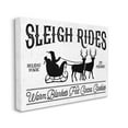 thumbnail image 3 of Stupell Industries Sleigh Rides Vintage Santa Claus Graphic Art Gallery Wrapped Canvas Print Wall Art, Design by Lettered and Lined, 3 of 7