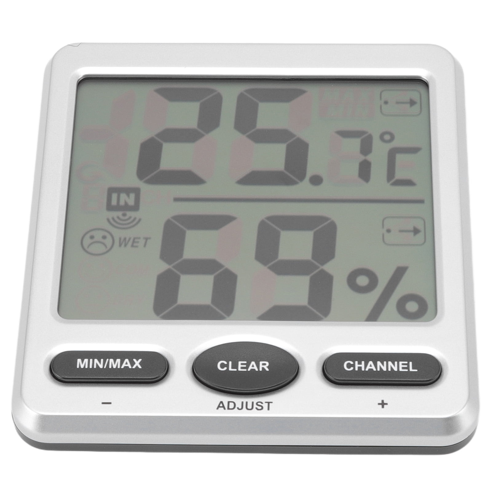 YAHHU Room Thermometer Large Screen Comfort Level Indicator 24 Hours Record High Accuracy Humidity Sensor for Indoor Outdoor
