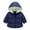 Navy, variant on WOYY Toddler Boys Warm Winter Coat Long Sleeve Hooded Padded Jacket, Sizes 2-3T