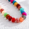 thumbnail image 6 of Leaf Resin Chunky Beaded Necklace for Women, Simple Modern Style Necklace Jewelry Accessory, 6 of 11