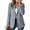 A1 Light Ashy, variant on Women Classic Two‑Button Blazer Lapel Long Sleeve Open Front Suit Jacket With Pockets Slim Fit Formal Office Business Work Coat for Daily Interview Wear Light Ashy S