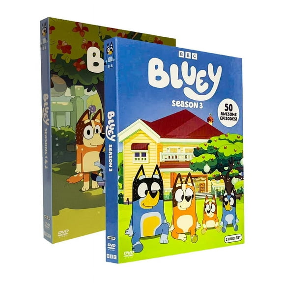 Bluey: The Ultimate DVD Collection - Seasons 1, 2 & 3 Full of Fun Adventures! (Brand New)