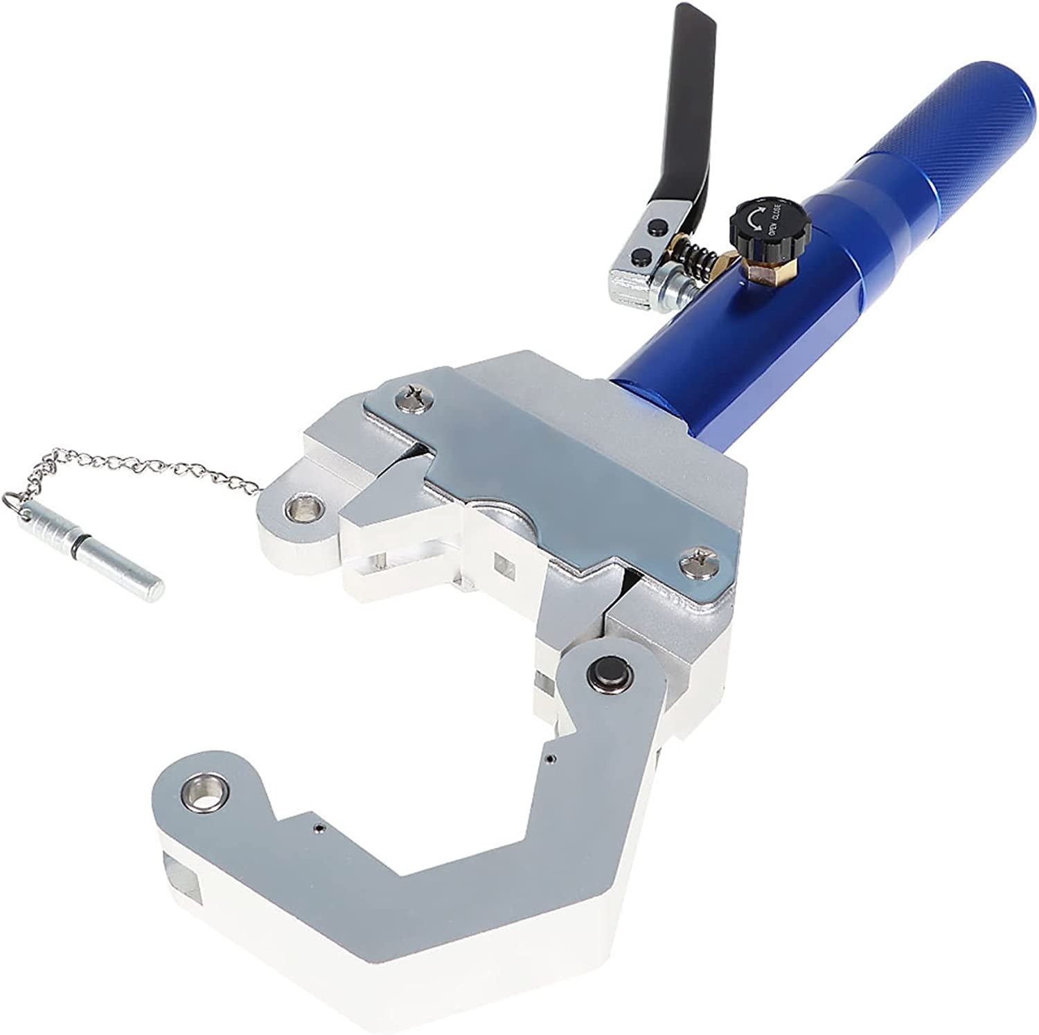 findmall Hydraulic A/C Hose Crimper Hydra-Krimp Crimping Tool Handheld Hydraulic Clamp A/C Set with 7 Pairs of Dies for Barbed and Beaded Hose Fittings IG-71500