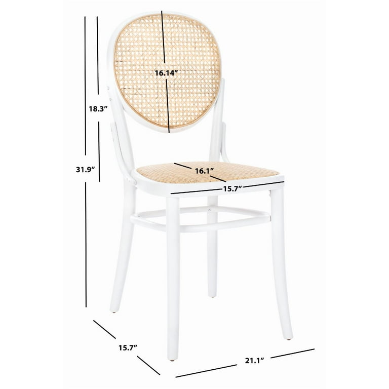 Safavieh sonia cane dining chair sales