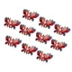 thumbnail image 2 of 10 Piezas De De De : Botón Plano De Forma De Flor Para Joyas Para El Cabello, Broches, Pendientes, Decoraciones De Rop tal como se describe perfecl  Joyería de cloisonné para la mujer, 2 of 7