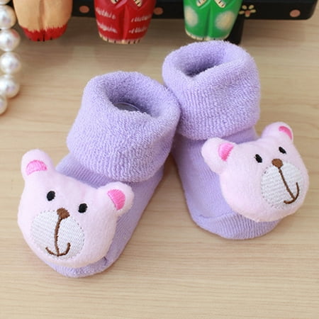 

Cartoon Newborn Kids Baby Girls Boys Anti-Slip Warm Socks Slipper Shoes Boots CHMORA
