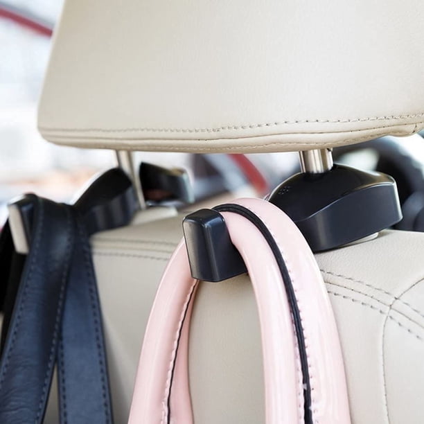Gancho universal para asiento de coche para bolsas de la compra (negro, juego de 2)
