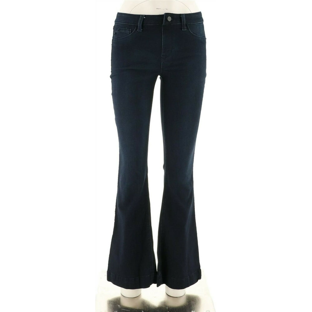 Laurie Felt - Laurie Felt Silky Denim Flare Pull-On Jeans Women's ...