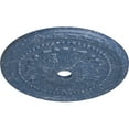thumbnail image 3 of 31 1/2"OD x 3 5/8"ID x 1 3/4"P Palmetto Ceiling Medallion (Fits Canopies up to 7 5/8"), Hand-Painted Americana Crackle, 3 of 5