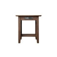 thumbnail image 3 of AFI Nantucket End Table with Charging Station, Burnt Amber, 3 of 5