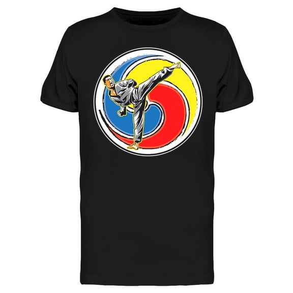 Colorful Karate   T-Shirt Men -Image by Shutterstock, Male XX-Large