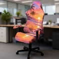 thumbnail image 5 of HELLHERO Hawaii Palm Tree Gaming Chair Cover with Armrest Covers for Office Home Office, Waterproof Stretchable Spandex Office Chair Cover, 5 of 10
