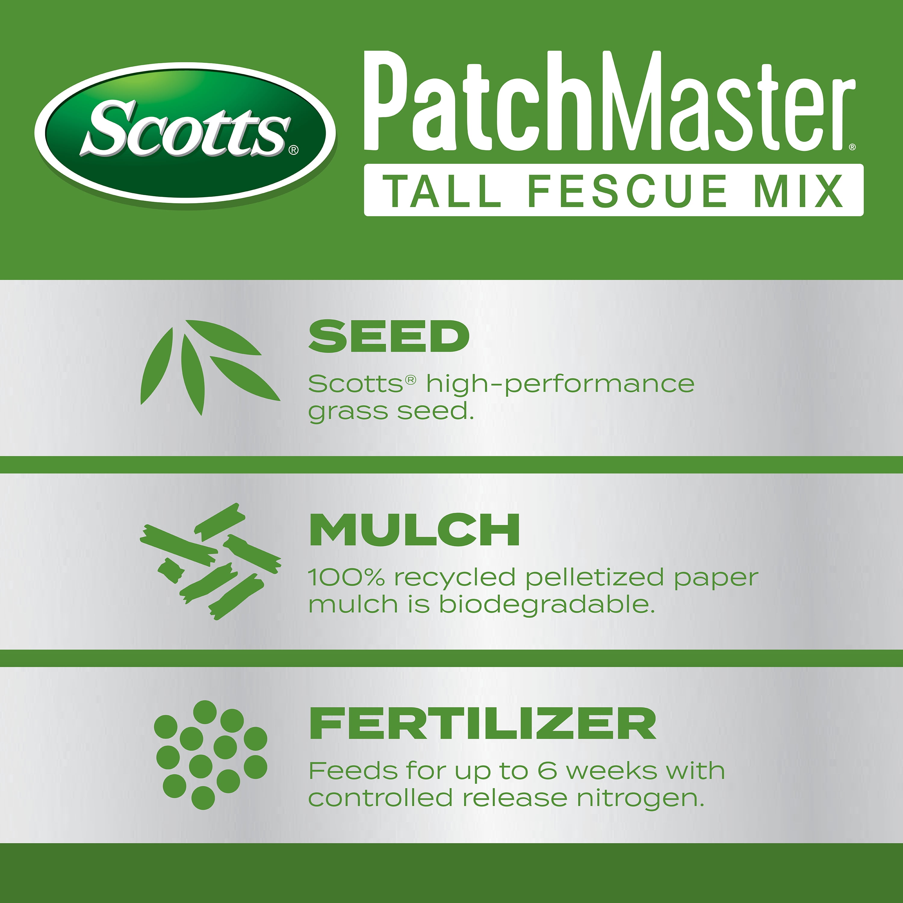 Scotts PatchMaster Lawn Repair Mix Tall Fescue Mix, 10 lbs.