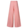 thumbnail image 4 of ZANZEA Women High Waist Wide Leg Pants Loose Casual Palazzo Trousers, 4 of 10