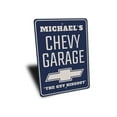 thumbnail image 3 of Chevy Logo Garage Novelty Decor, Metal Wall Sign - 10x14 Inches, 3 of 4