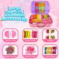 thumbnail image 3 of LINXUXIE 6-in-1 Weaving Loom,  DIY Arts, Friendship Bracelet Kit and Crafts Sets for Bracelet & Potholder & Bag, Birthday Gifts for 6-12 Years Old, 3 of 7