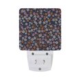 thumbnail image 2 of Cute Tiny Flowers Night Light 2 Pack LED Nightlight Plug into Wall Dusk to Dawn Sensor Soft White, 2 of 7