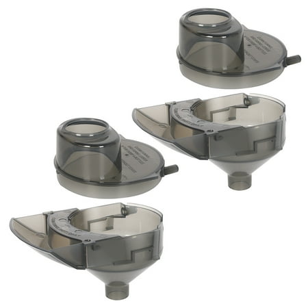 2 Pieces Replacement Parts Compatible with Baby Brezza Formula Pro Advanced FRP0046 Replacement Funnel and Cover. Grey, Gray, Funnel01, Pack of 2