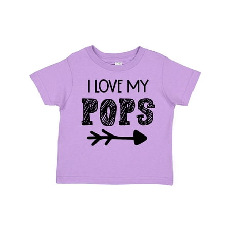

Inktastic I Love My Pops with Arrow Gift Toddler Boy or Toddler Girl T-Shirt