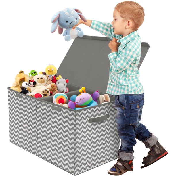 Sorbus Toy Chest with FlipTop Lid, Kids Collapsible Large Toy Box
