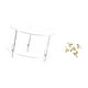 thumbnail image 5 of Mesa Auxiliar Acrílica Para Sala De Estar Y Dormitorio Con Adorno De Pared De Pájaro De Madera. Mueble Decorativo Coleccionable Y Versátil. Fácil De Armar., 5 of 8