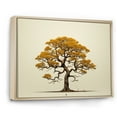 thumbnail image 2 of Designart "Earthy Oak Contours I" Tree Oak Floater Framed Canvas Prints, 2 of 5
