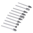 thumbnail image 2 of Juego de 10 fresas de carburo de tungsteno para brocas de herramientas rotativas., 2 of 14