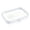 White M, variant on KGJQ Clear Zipper Storage Bag, Durable Hard Shell Portable Case, Portable Dustproof Container, for Headphones Pills And Gadgets