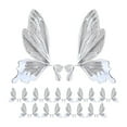 thumbnail image 3 of GUOOL 40 Pcs Papier d'Emballage Papillon Fleur Papier d'Emballage Floral pour l'Action de Grâce Blanc, 3 of 9