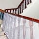 thumbnail image 3 of Xihbxyly Red de Protección para Escaleras, Diseño de Rejilla Pequeña, Poliéster Duradero, Protección para Balcones, Protección Segura para Juguetes de Bebé, Multiusos para Escaleras Del Hogar, Tamaño, 3 of 7