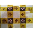 thumbnail image 4 of oneOone Cotton Silk Fabric Check Ikat Printed Fabric 1 Yard 42 Inch Wide, 4 of 4