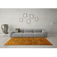 thumbnail image 3 of Ahgly Company Machine Washable Indoor Rectangle Persian Yellow Traditional Area Rugs, 7' x 9', 3 of 4