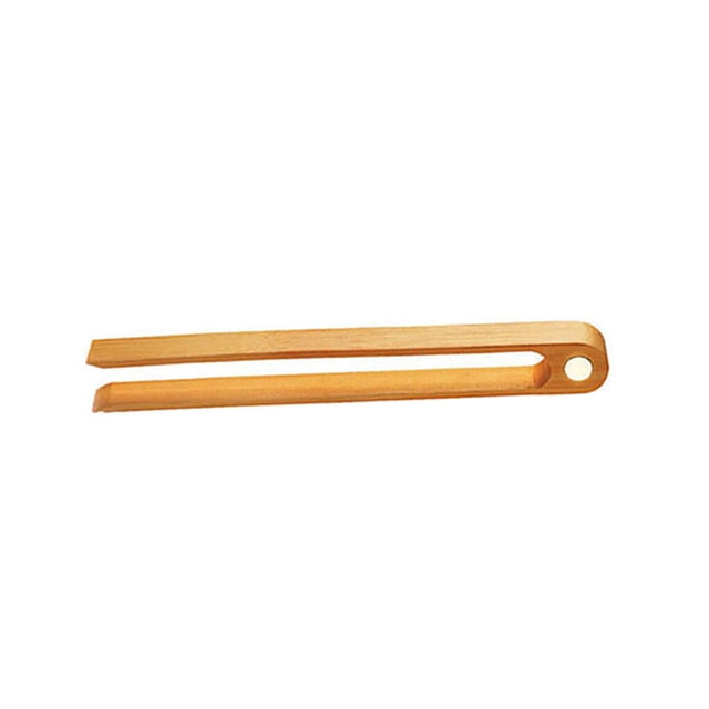 Pince à Pain en Bambou Tête Ronde Réutilisable et Déodorant Conception Facile à Nettoyer Ustensiles de Cuisine Résistant à Haute Température Ustensiles pour la Cuisson