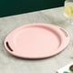 thumbnail image 1 of Muebles de oficina para el hogar de forma ovalada con placas en forma de oreja hechas de material plástico resistente al calor y a las caídas. Platos de carne para restaurante. Plato de comedor de plá, 1 of 6
