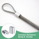 thumbnail image 4 of Uxcell 200 Paquete Manguitos de Aluminio para Crimpado 5/64 pulgadas Doble Barril Redondo para Cable de Alambre, 4 of 7