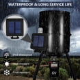 thumbnail image 4 of Solar Panel for Deer Feeder - 6V Solar Panel Waterproof Small Solar Battery Charger Maintainer with an Adjustable Bracket and Alligator Clip for 6 Volt Recharg, 4 of 6