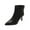 Black, variant on Xfvqtps Womens Leather Ankle Boots Winter Fashion Pointed Toe High Heel Boots with Side Zipper Embossed Pattern Casual Wear for Outdoor Black