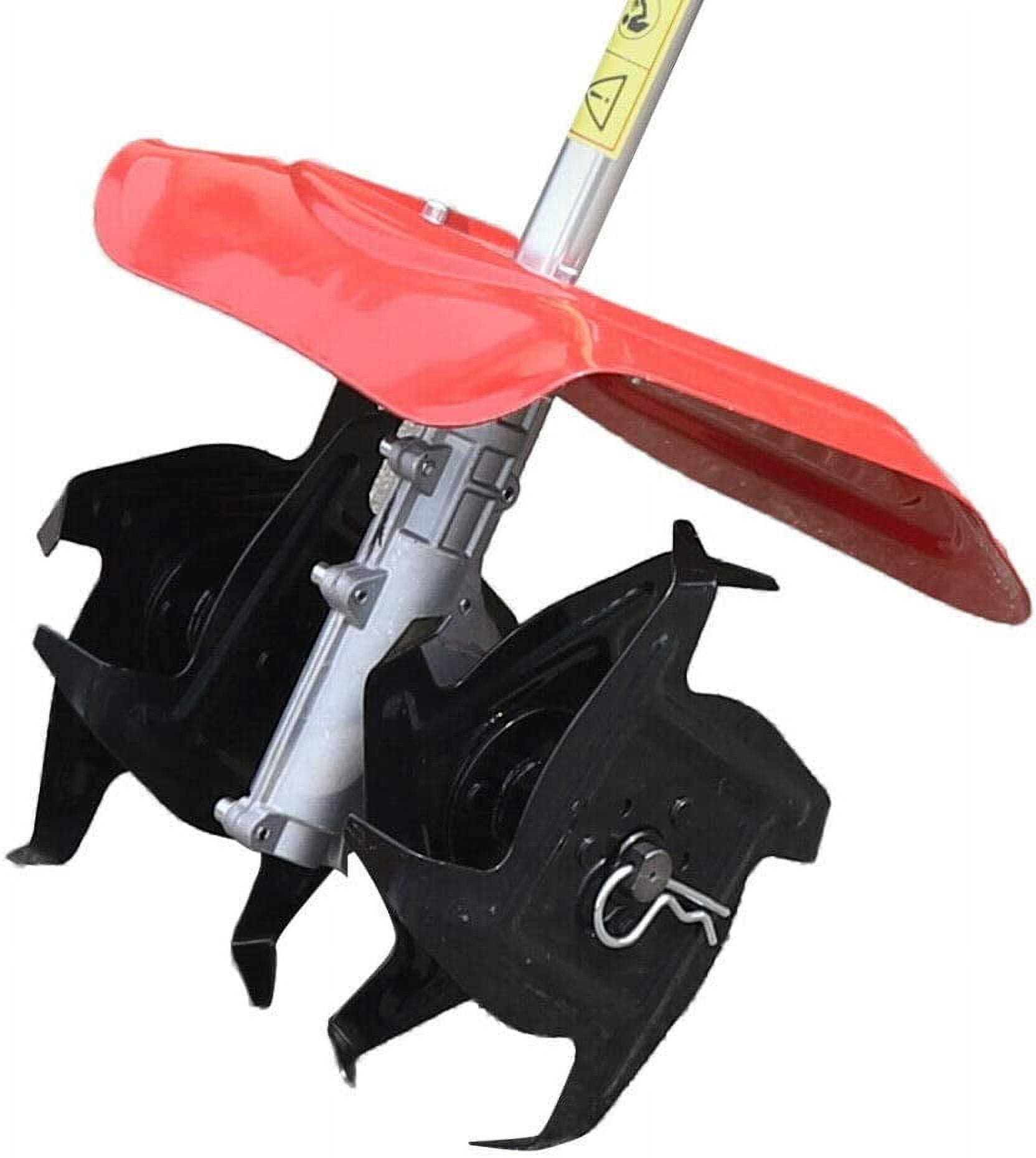 Fichiouy 42.7CC 2 Stroke Garden Lawn Soil Tiller, Micro Tillage Weeder Handheld Petrol Cultivator Gasoline Engine Air-Cooled Garden Tiller