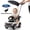 White, variant on Ford Bronco 3 in 1 Push Car with Canopy for Toddlers 1–3, Ride On Push Car Toy with Adjustable Parent Steering Handle, Removable Guardrail & Footrest, Music, Horn, Under Seat Storage, Silent Wheels